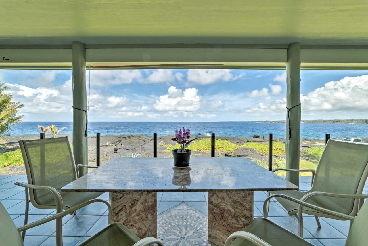 Direct Oceanfront, Big Island Home Keaau ภายนอก รูปภาพ