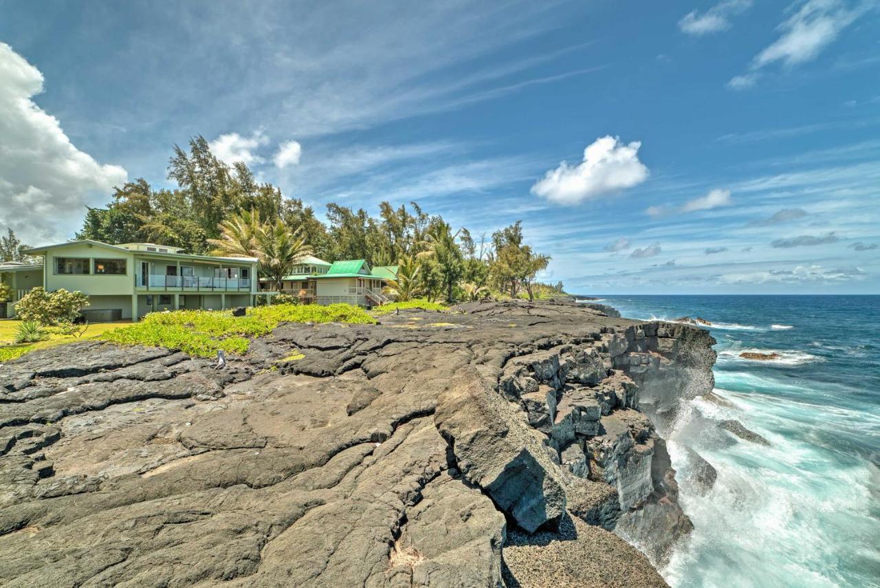 Direct Oceanfront, Big Island Home Keaau ภายนอก รูปภาพ