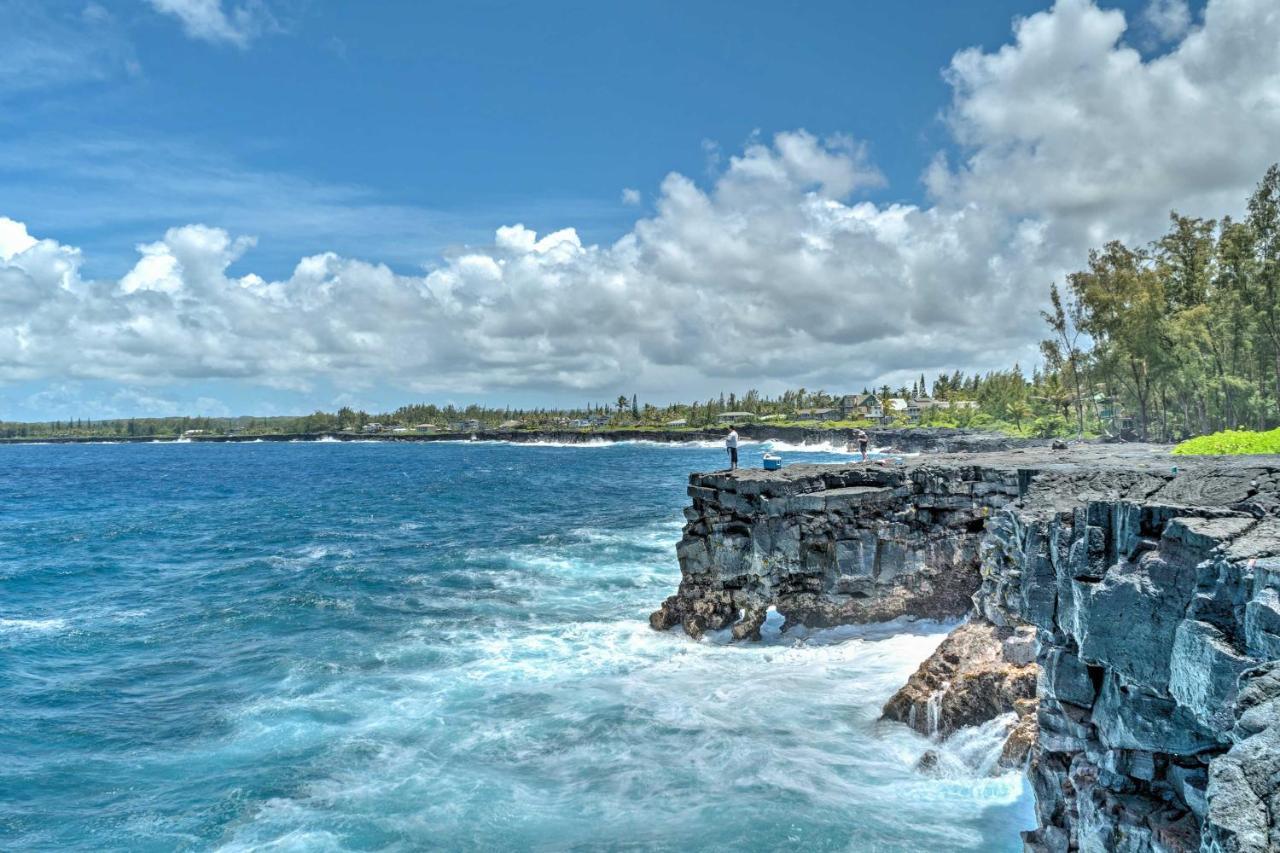 Direct Oceanfront, Big Island Home Keaau ภายนอก รูปภาพ