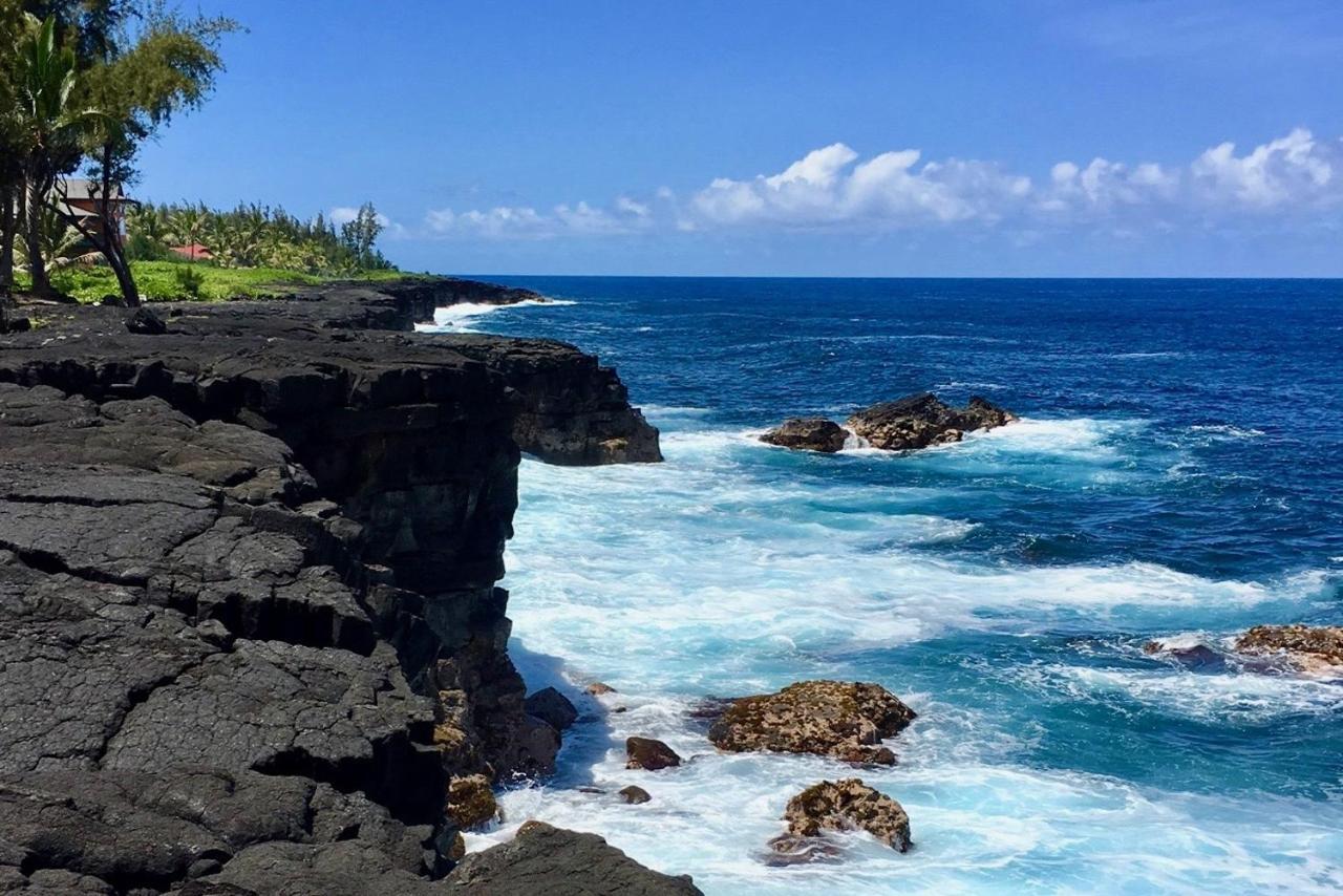 Direct Oceanfront, Big Island Home Keaau ภายนอก รูปภาพ